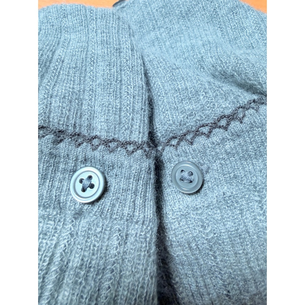 NWT J. Crew Sz M Featherweight Cashmere Pointelle Cardigan $138 - Picture 7 of 8